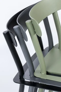 Tuinstoelen-Zuiver Garden (set van 2) Tuinstoel groen