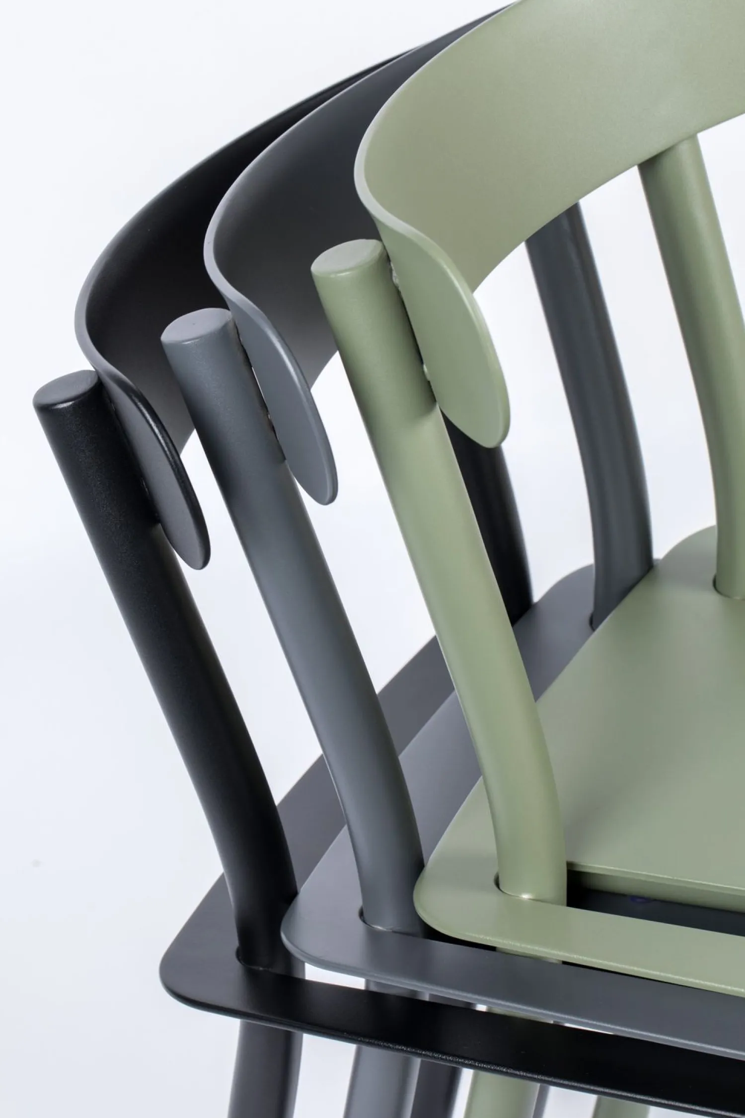Tuinstoelen-Zuiver Garden (set van 2) Tuinstoel groen
