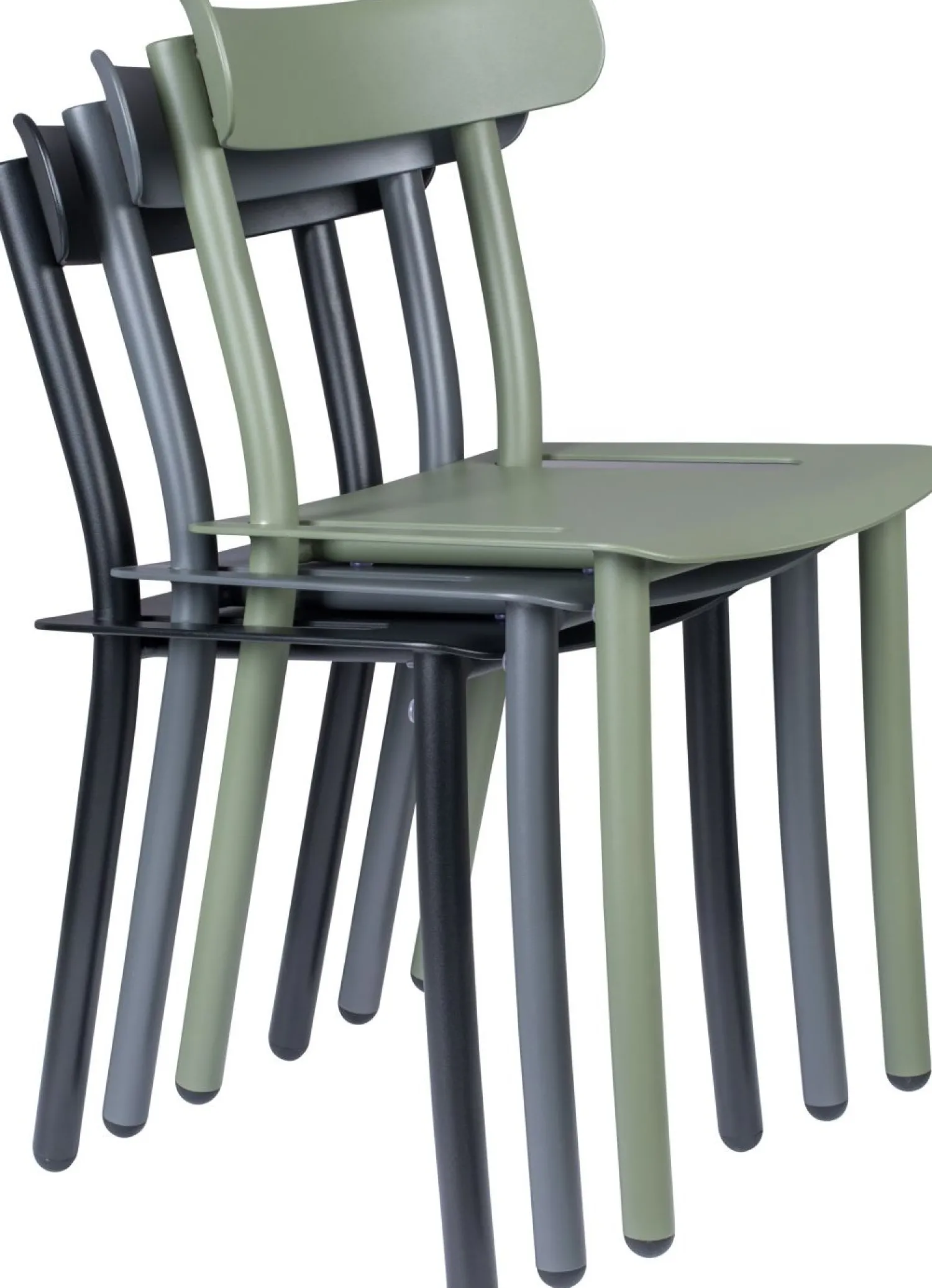 Tuinstoelen-Zuiver Garden (set van 2) Tuinstoel groen