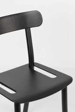 Tuinstoelen-Zuiver Garden (set van 2) Tuinstoel Zwart