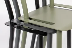Tuinstoelen-Zuiver Garden (set van 2) Tuinstoel Zwart