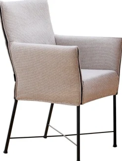 Eetkamerstoelen Met Armleuning-Montis Geraldine Eetkamerstoel Beige