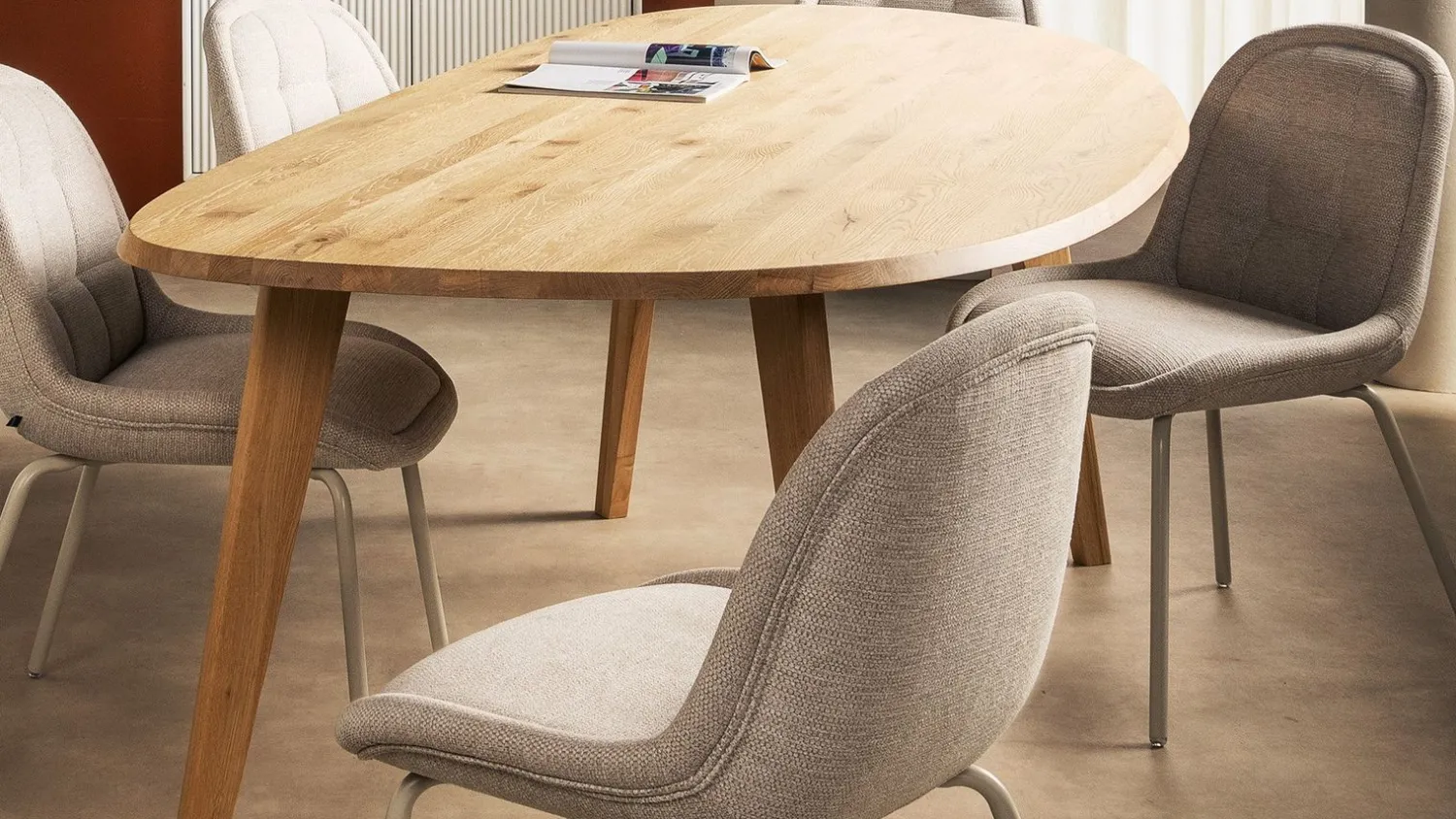 Organische Eettafels-Feelings Wonen Geronimo Eettafel Licht Eiken