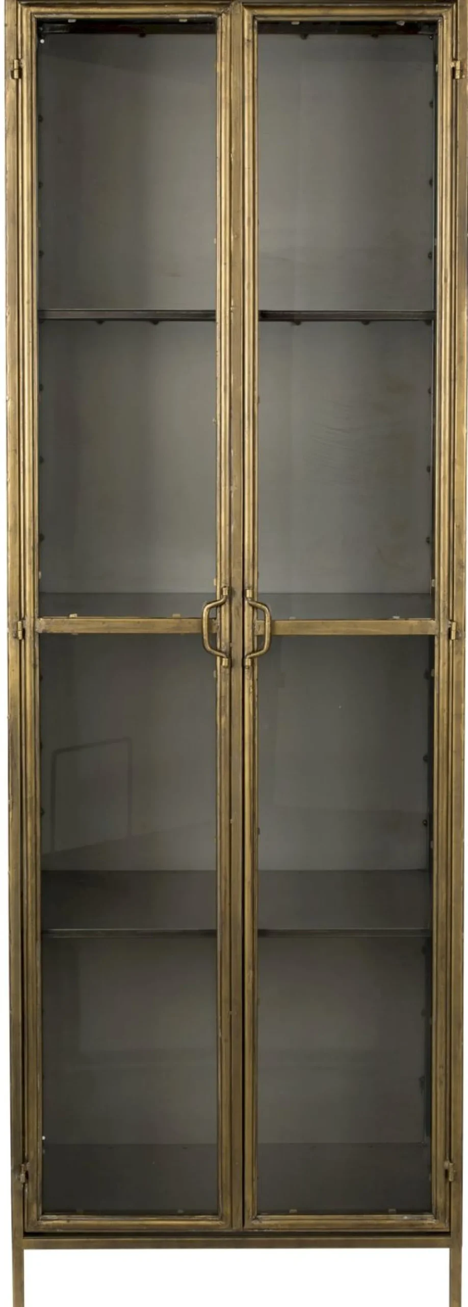 Vitrinekasten-Dutchbone Gertlush Vitrinekast Antique Brass