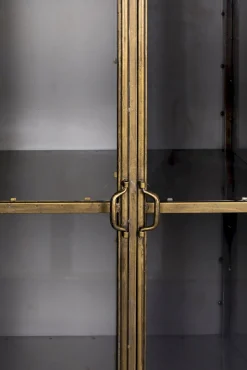 Vitrinekasten-Dutchbone Gertlush Vitrinekast Antique Brass