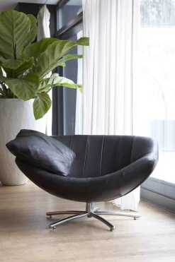 Leren Fauteuils|Design Fauteuils-LABEL Vandenberg Gigi Fauteuil Beige