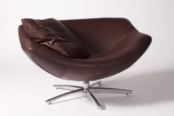 Leren Fauteuils|Design Fauteuils-LABEL Vandenberg Gigi Fauteuil Beige