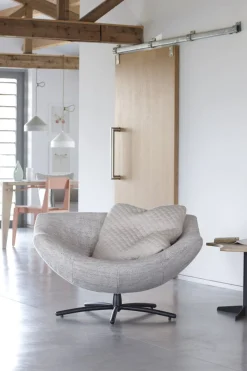 Leren Fauteuils|Design Fauteuils-LABEL Vandenberg Gigi Fauteuil Beige