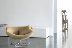 Leren Fauteuils|Design Fauteuils-LABEL Vandenberg Gigi Fauteuil Beige