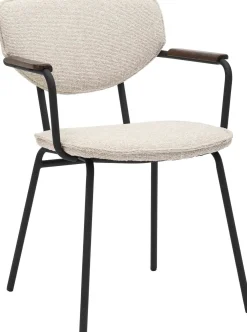Eetkamerstoelen Met Armleuning-Eijerkamp Collectie Gijs Eetkamerstoel Beige