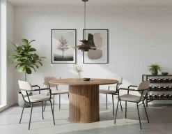 Eetkamerstoelen Met Armleuning-Eijerkamp Collectie Gijs Eetkamerstoel Beige