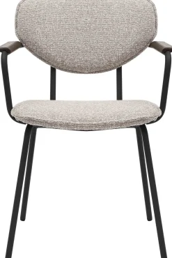 Eetkamerstoelen Met Armleuning-Eijerkamp Collectie Gijs Eetkamerstoel Taupe