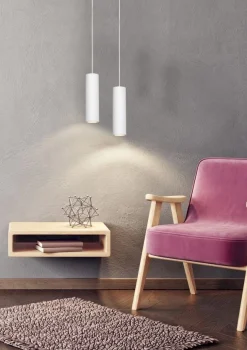 Moderne Hanglampen|Moderne Hanglampen-Lucide Gipsy Hanglamp Wit