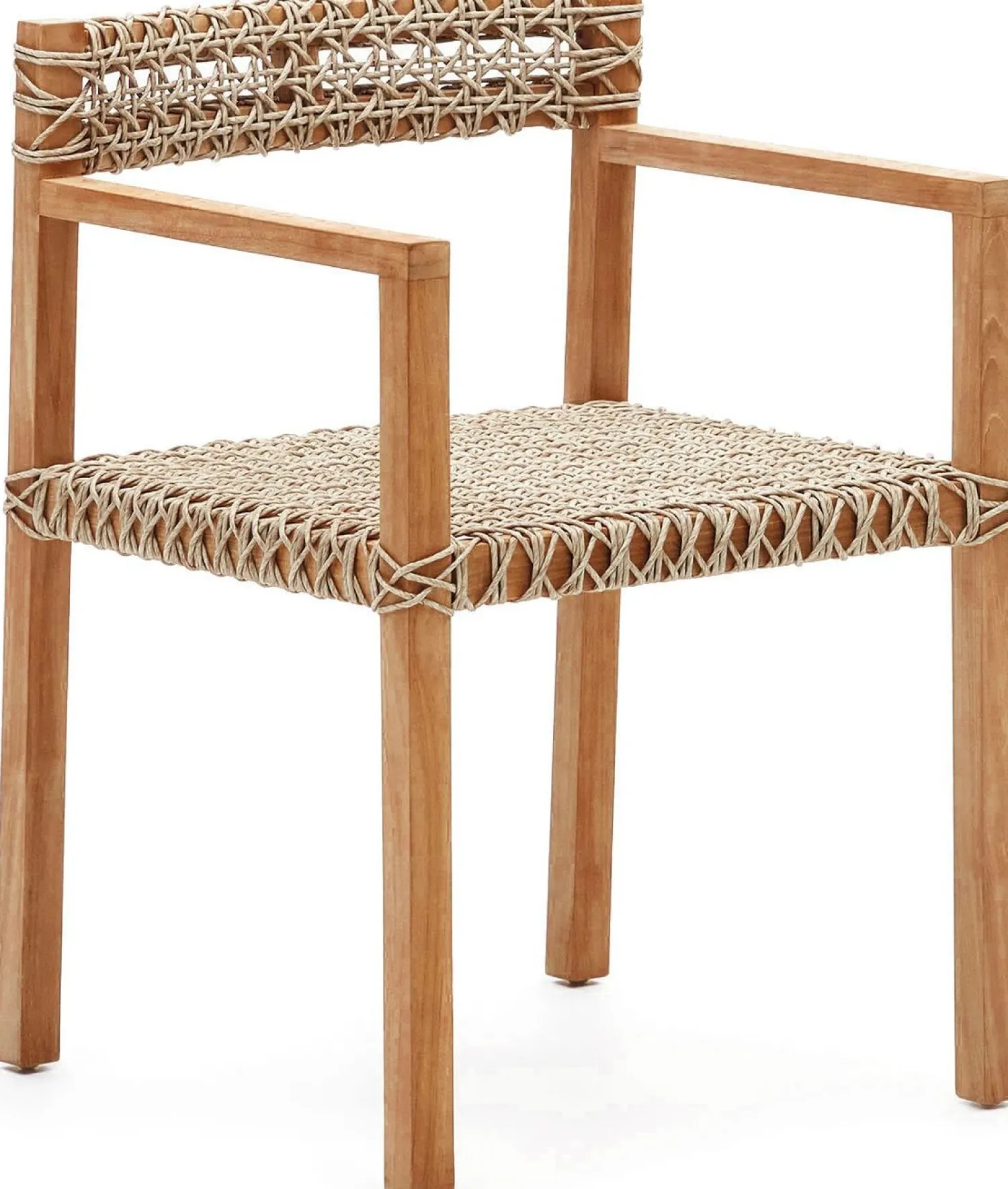 Tuinstoelen-Kave Home Giverola Tuinstoel Naturel
