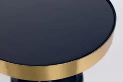 Ronde Bijzettafels-Zuiver Glam Bijzettafel Blauw