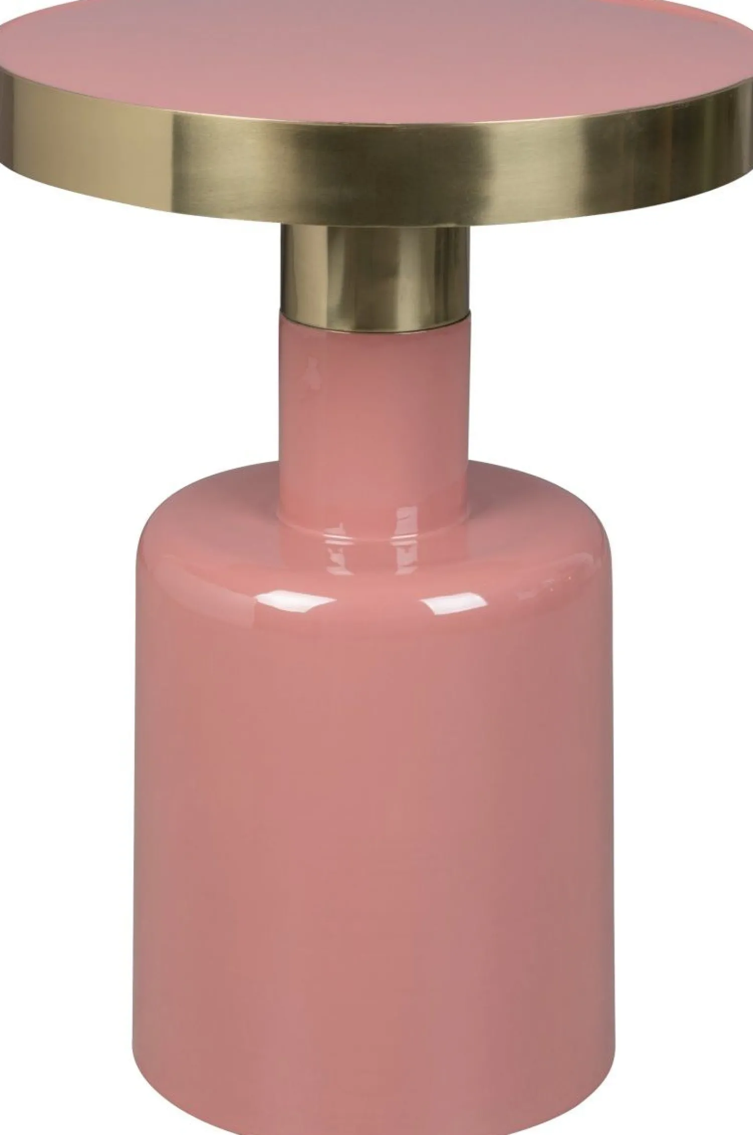 Ronde Bijzettafels-Zuiver Glam Bijzettafel Roze