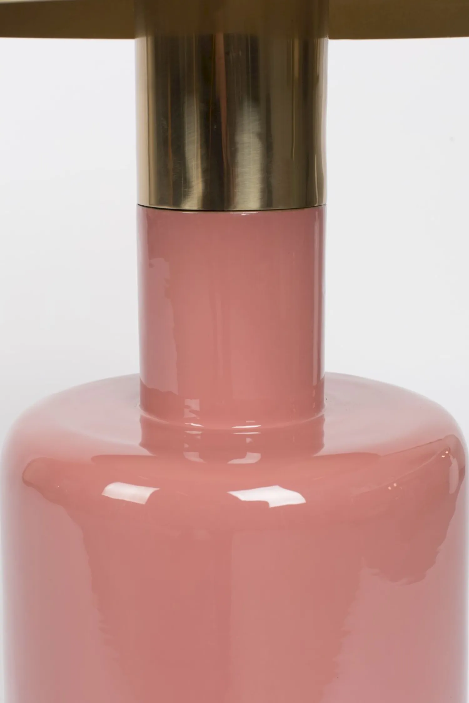 Ronde Bijzettafels-Zuiver Glam Bijzettafel Roze