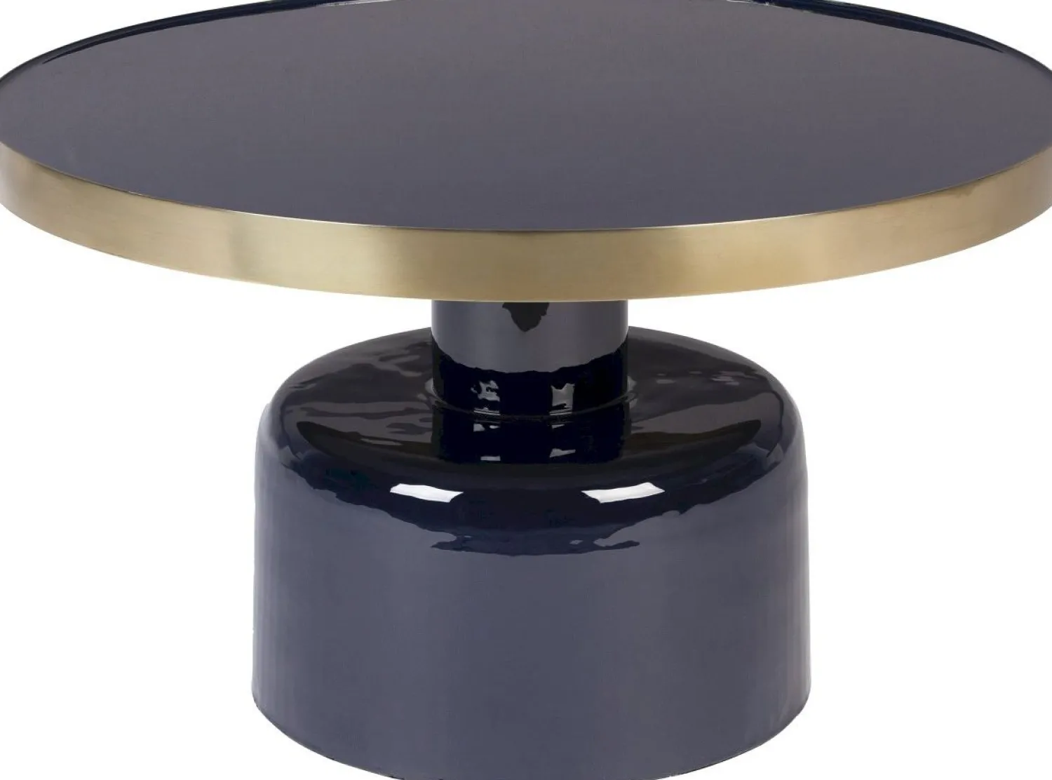Ronde Salontafels-Zuiver Glam Salontafel Blue