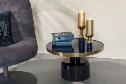 Ronde Salontafels-Zuiver Glam Salontafel Blue