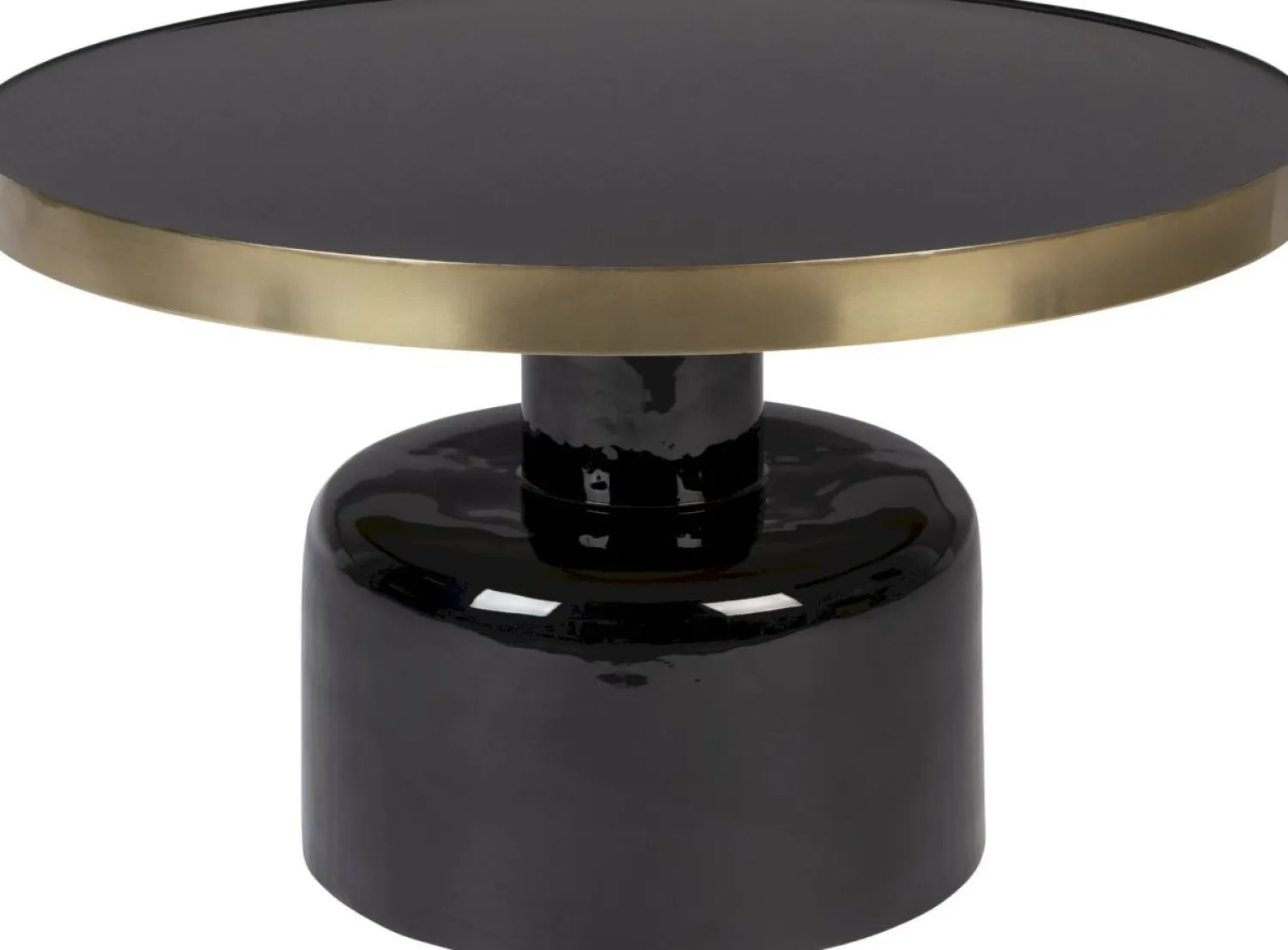 Ronde Salontafels-Zuiver Glam Salontafel Black