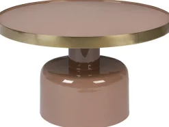 Ronde Salontafels-Zuiver Glam Salontafel Pink