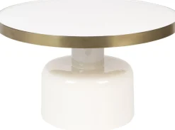 Ronde Salontafels-Zuiver Glam Salontafel White