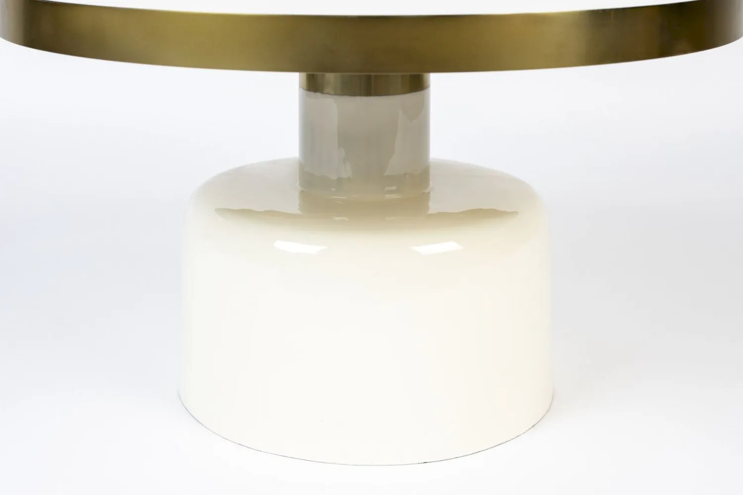 Ronde Salontafels-Zuiver Glam Salontafel White