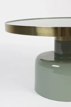 Ronde Salontafels-Zuiver Glam Salontafel Green