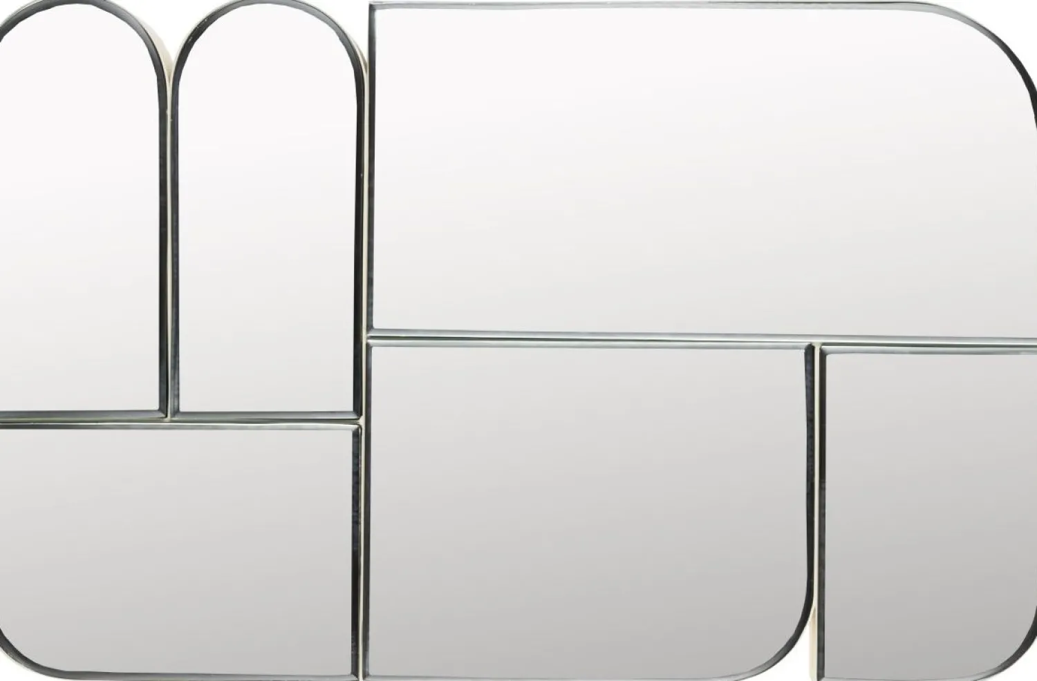Spiegels-Zuiver Glamour Spiegel Beige