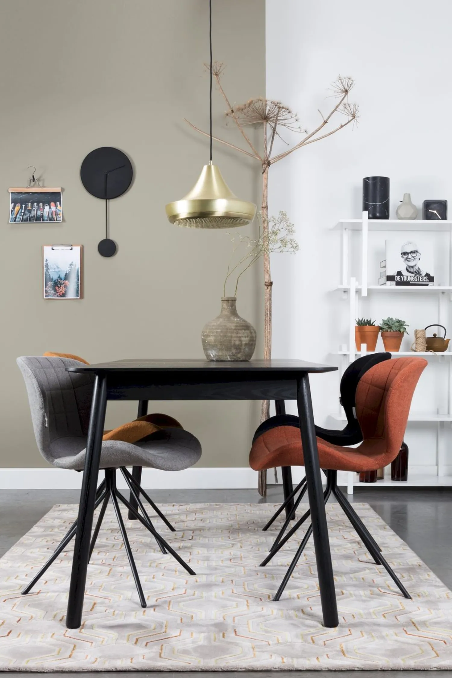 Houten Eettafels|Uitschuifbare Eettafels-Zuiver Glimps Eettafel Black