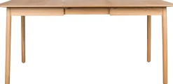 Houten Eettafels|Uitschuifbare Eettafels-Zuiver Glimps Uitschuiftafel Natural
