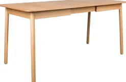 Houten Eettafels|Uitschuifbare Eettafels-Zuiver Glimps Uitschuiftafel Natural