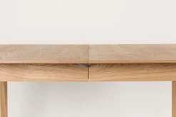 Houten Eettafels|Uitschuifbare Eettafels-Zuiver Glimps Uitschuiftafel Natural