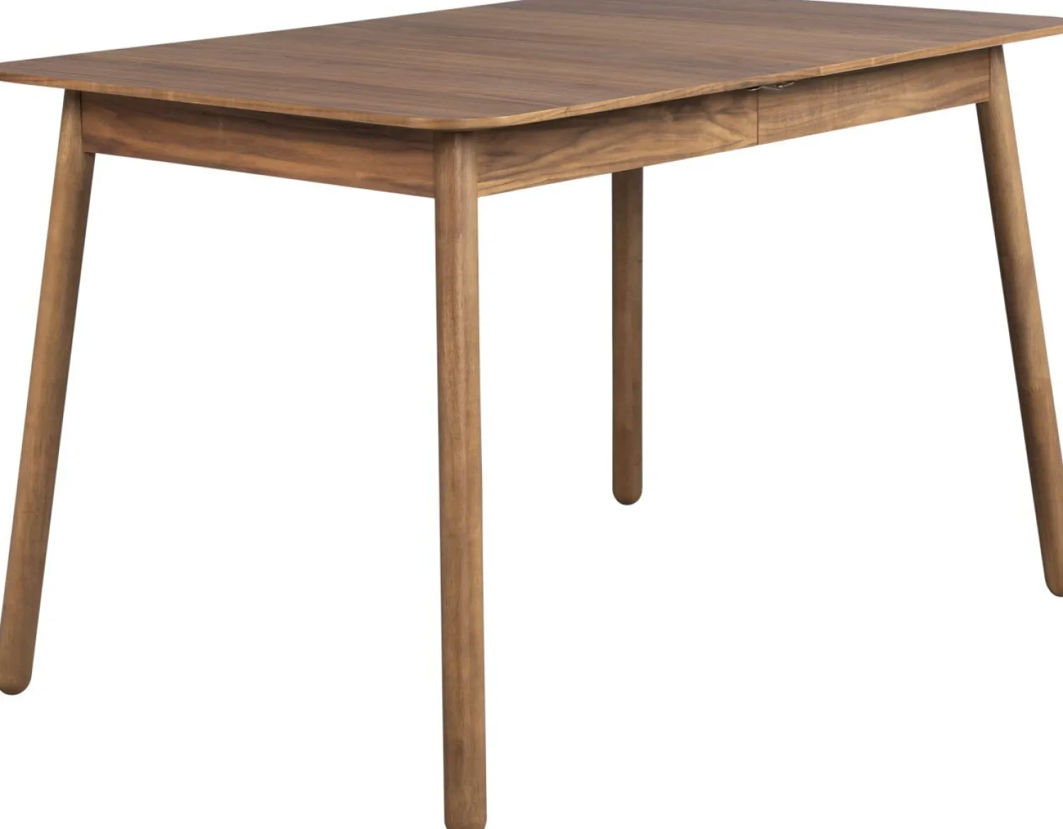 Uitschuifbare Eettafels|Rechthoekige Eettafels-Zuiver Glimps Uitschuiftafel Walnut