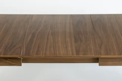 Uitschuifbare Eettafels|Rechthoekige Eettafels-Zuiver Glimps Uitschuiftafel Walnut