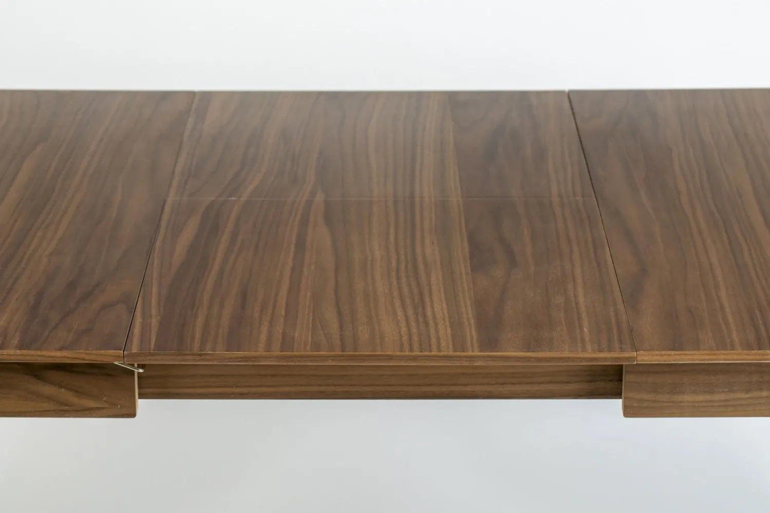 Uitschuifbare Eettafels|Rechthoekige Eettafels-Zuiver Glimps Uitschuiftafel Walnut