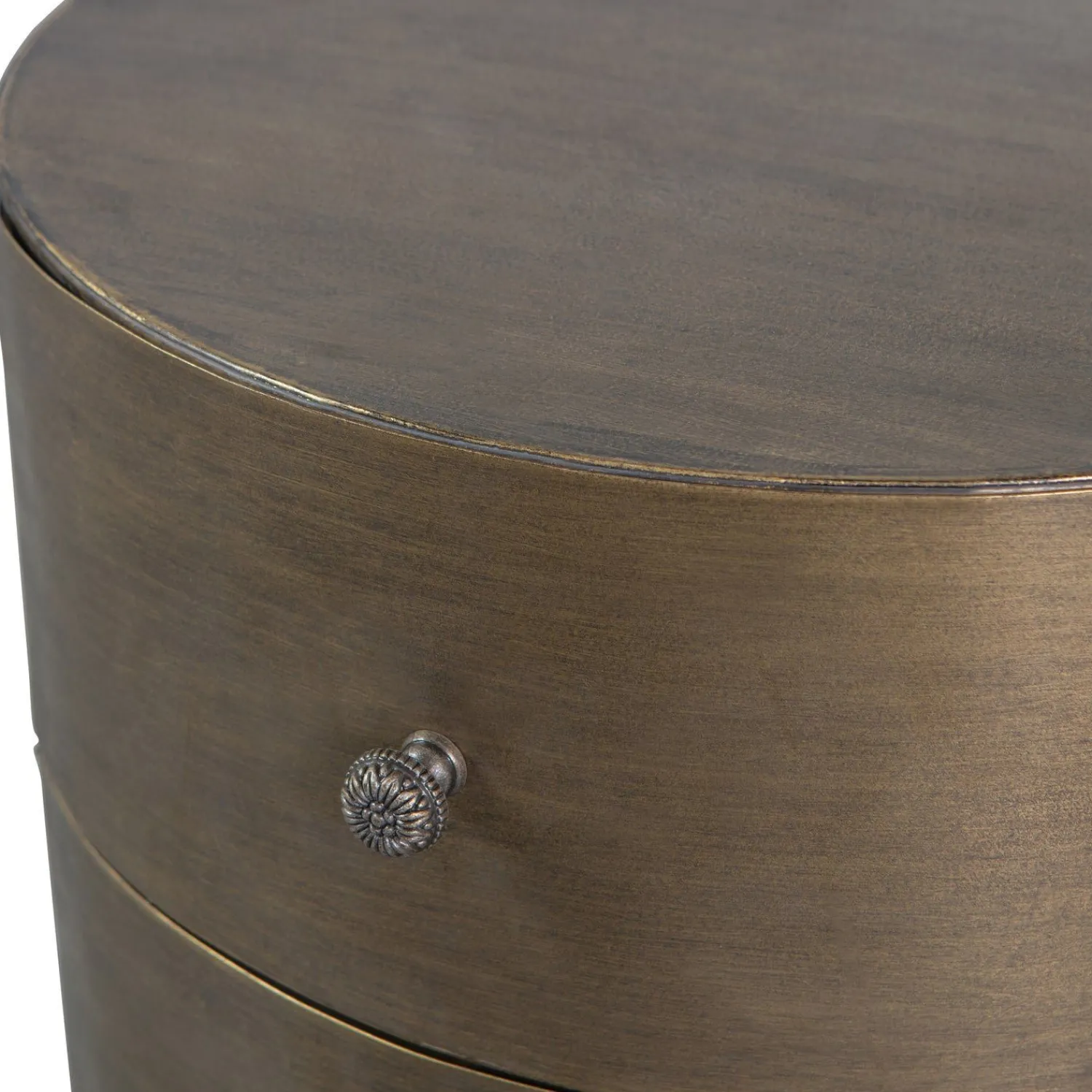 Opbergkasten|Opbergkasten-WOOOD Glossy Kast Antique Brass