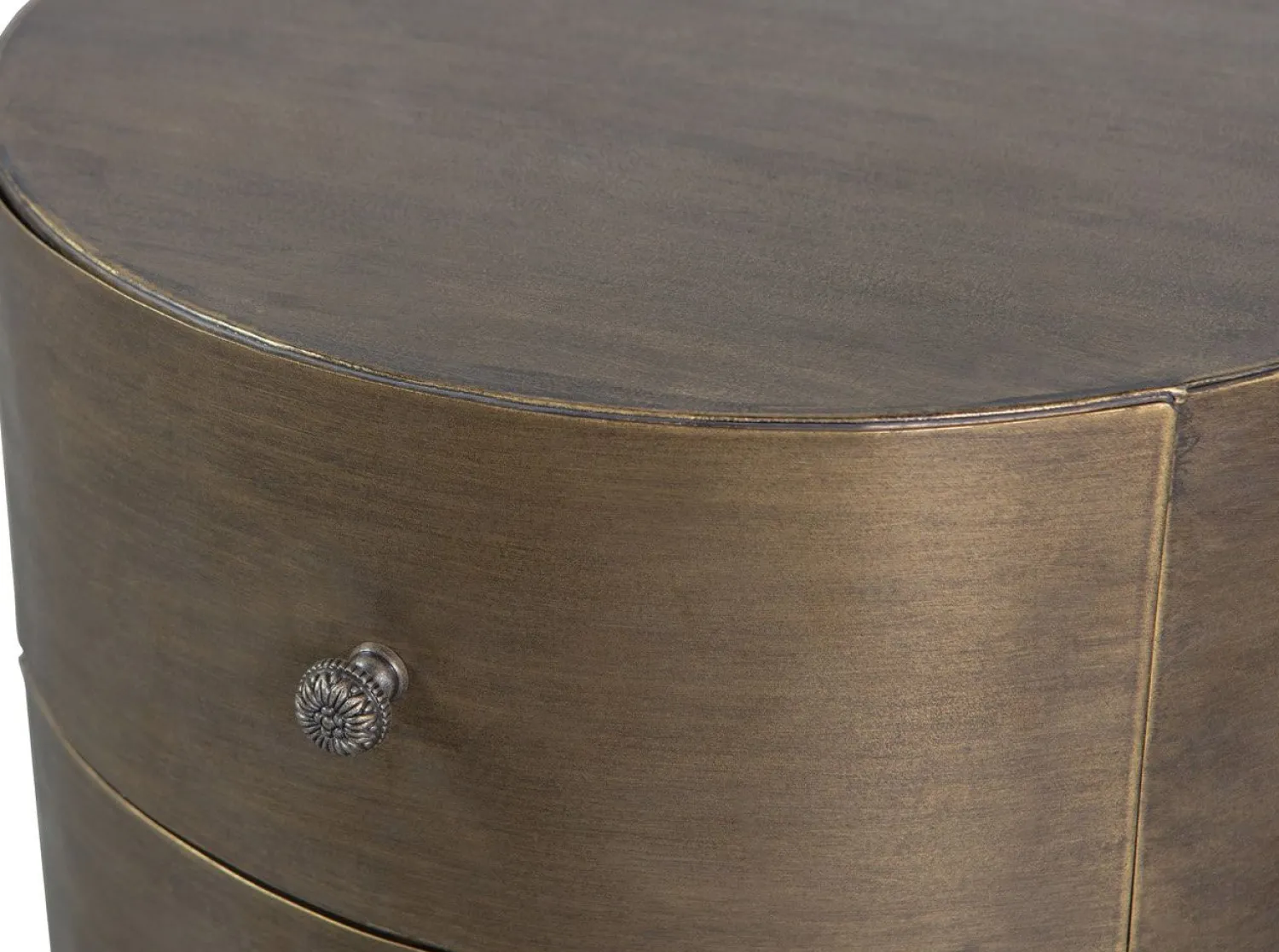 Opbergkasten|Opbergkasten-WOOOD Glossy Kast Antique Brass