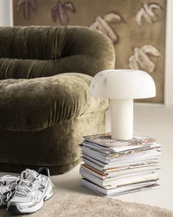 Moderne Tafellampen|Tafellampen-By Boo Glowstone Tafellamp Wit