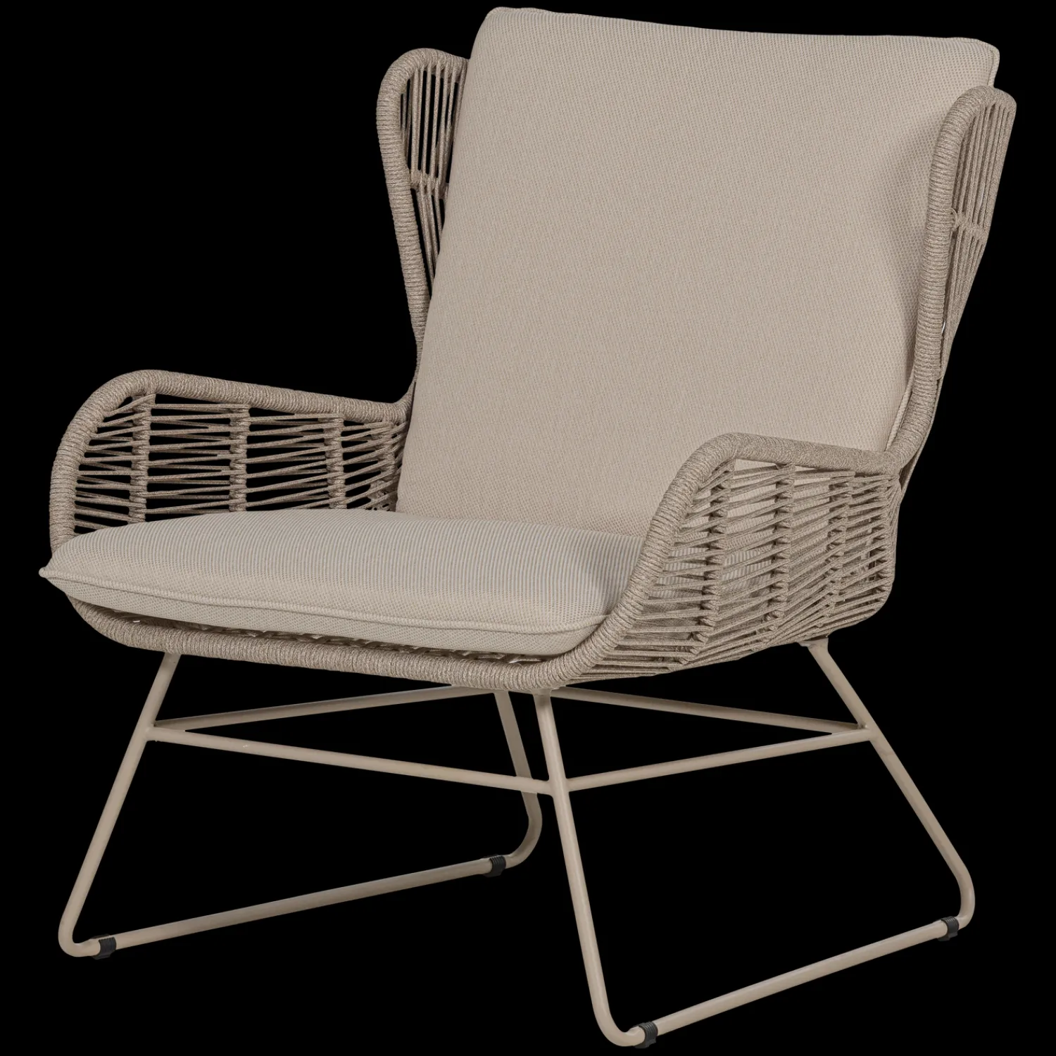 Tuinstoelen-WOOOD Grace Tuin Loungestoel Zand