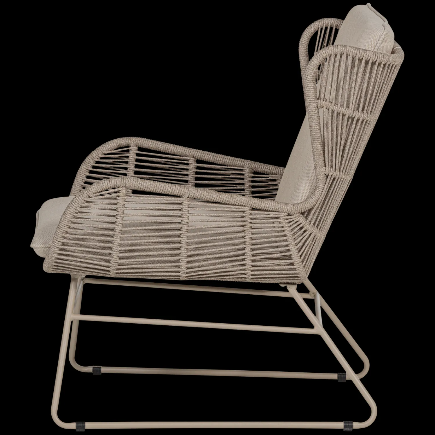 Tuinstoelen-WOOOD Grace Tuin Loungestoel Zand