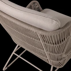 Tuinstoelen-WOOOD Grace Tuin Loungestoel Zand