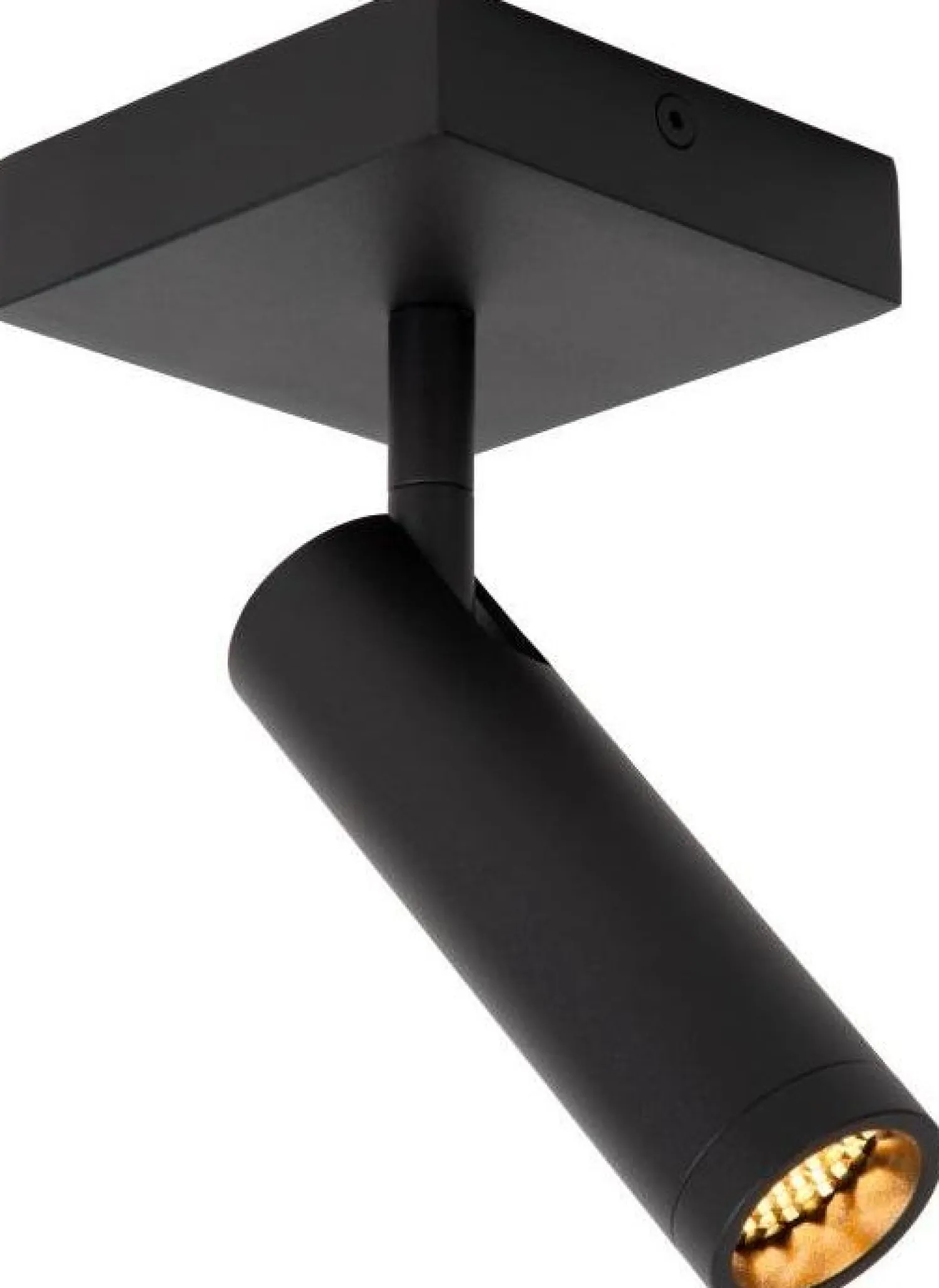 Moderne Plafondlampen|Plafondlampen-Lucide Grado Plafondspot Zwart
