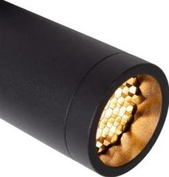 Moderne Plafondlampen|Plafondlampen-Lucide Grado Plafondspot Zwart