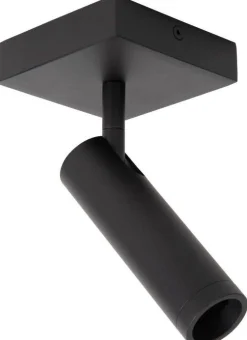 Moderne Plafondlampen|Plafondlampen-Lucide Grado Plafondspot Zwart