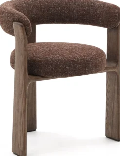 Design Stoelen-Kave Home Granite Armstoel Bruin