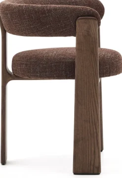 Design Stoelen-Kave Home Granite Armstoel Bruin