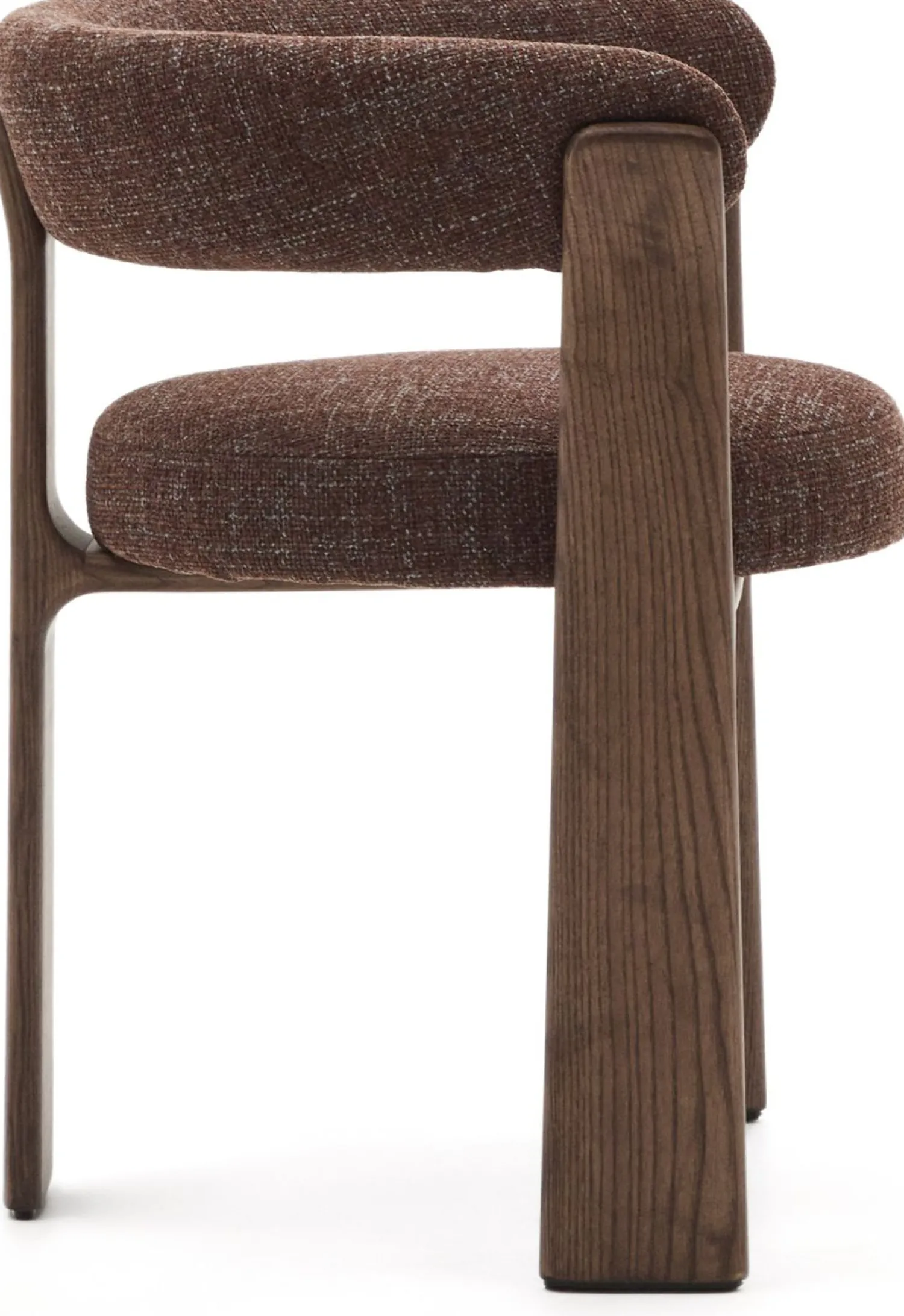 Design Stoelen-Kave Home Granite Armstoel Bruin