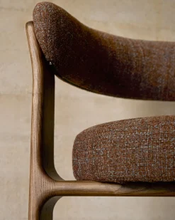 Design Stoelen-Kave Home Granite Armstoel Bruin