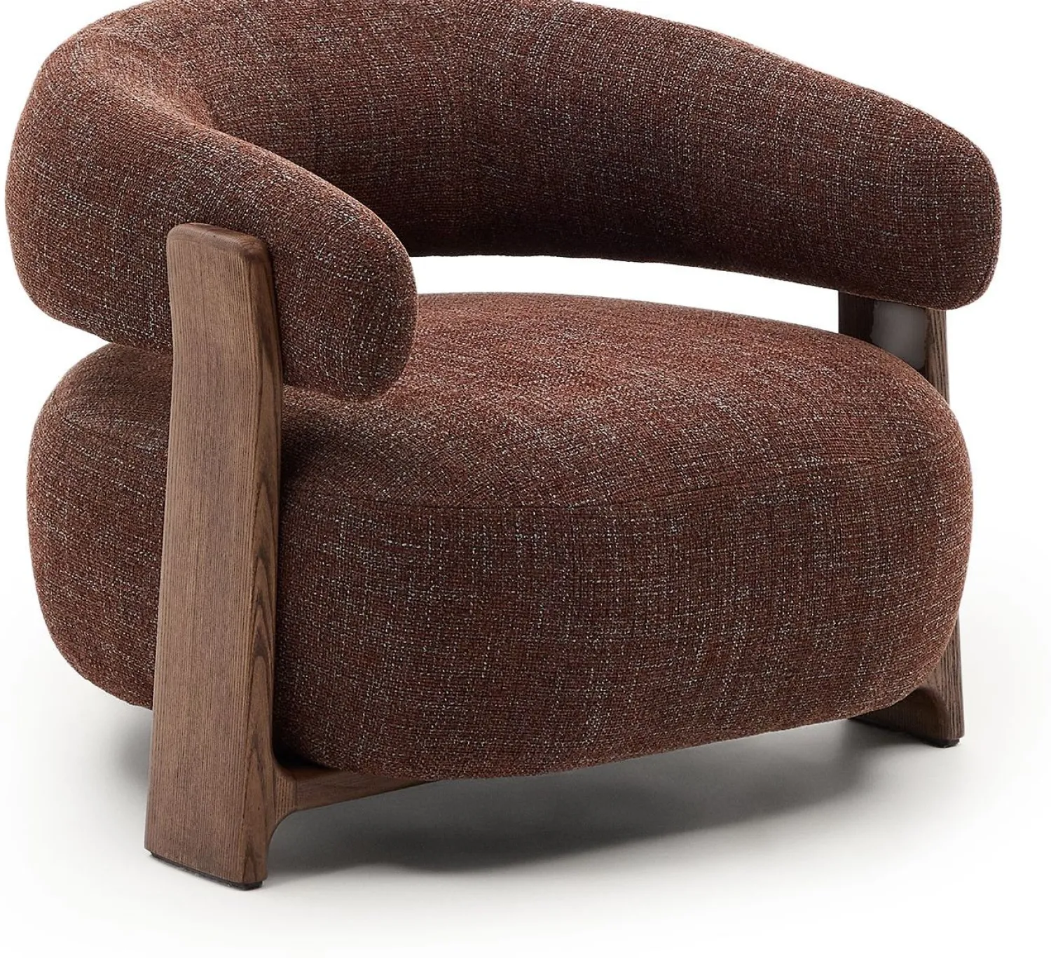 Design Fauteuils-Kave Home Granite Fauteuil Bruin